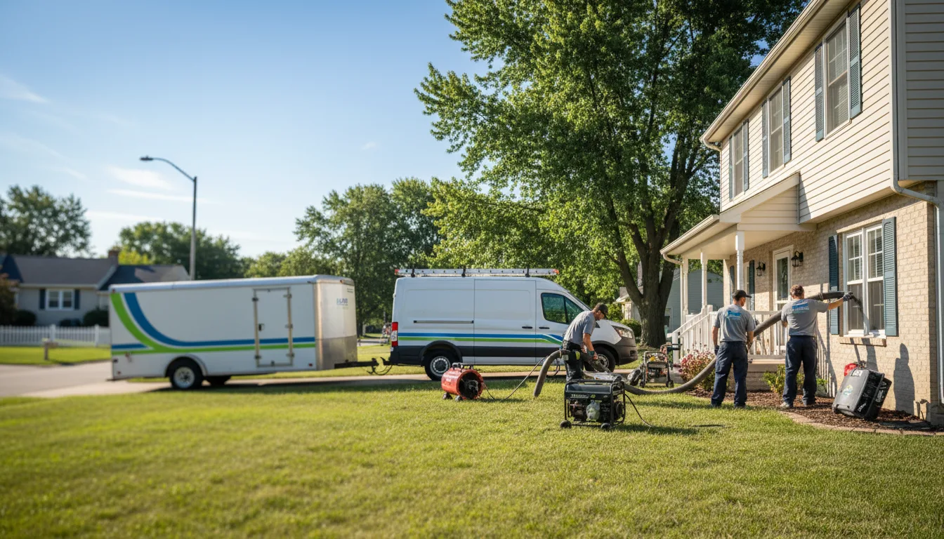 Flooded Basement Restoration And Cleanup With Repair in Tilden, NE near me